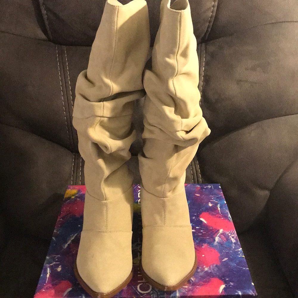 Chinese Laundry Western Winner Slouch boots *Stone
